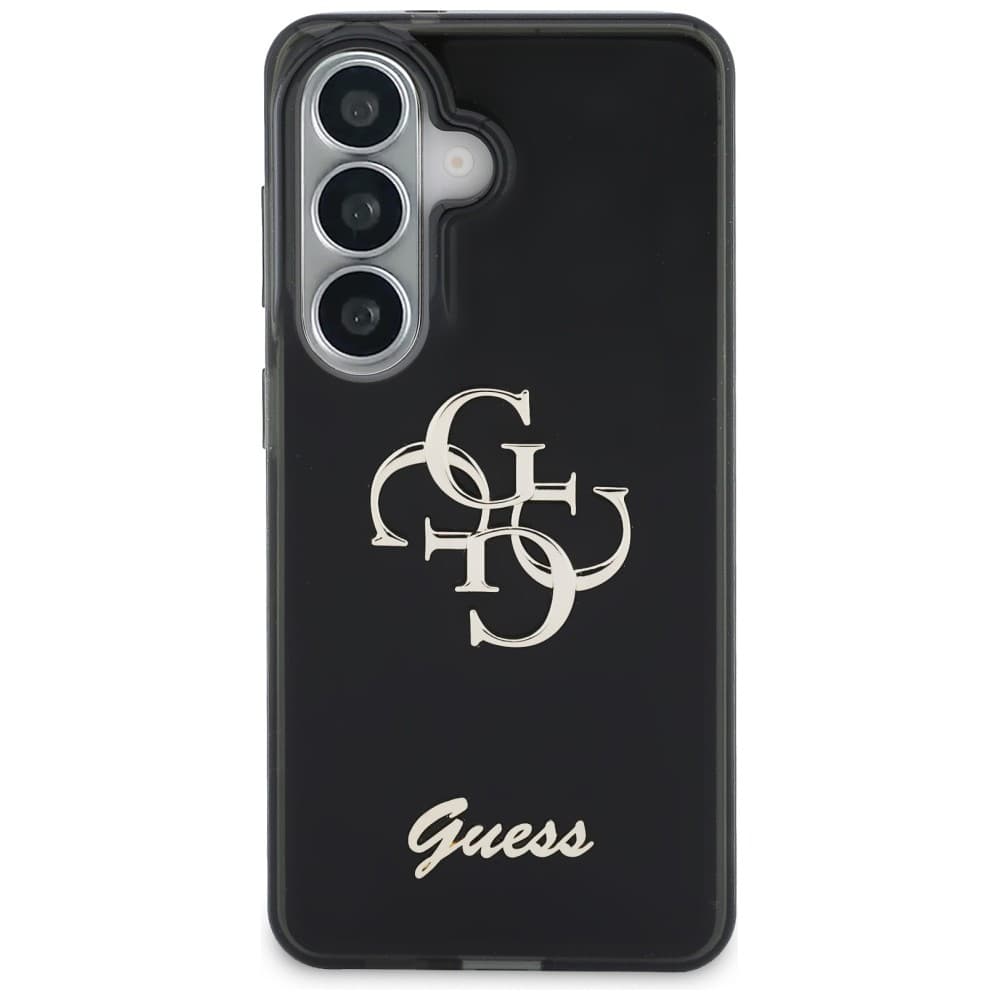 Guess - IML Big Metal 4G Script (GUHCS26S5HC4MLSK) - Samsung Galaxy S26 - Černá - náhled 2