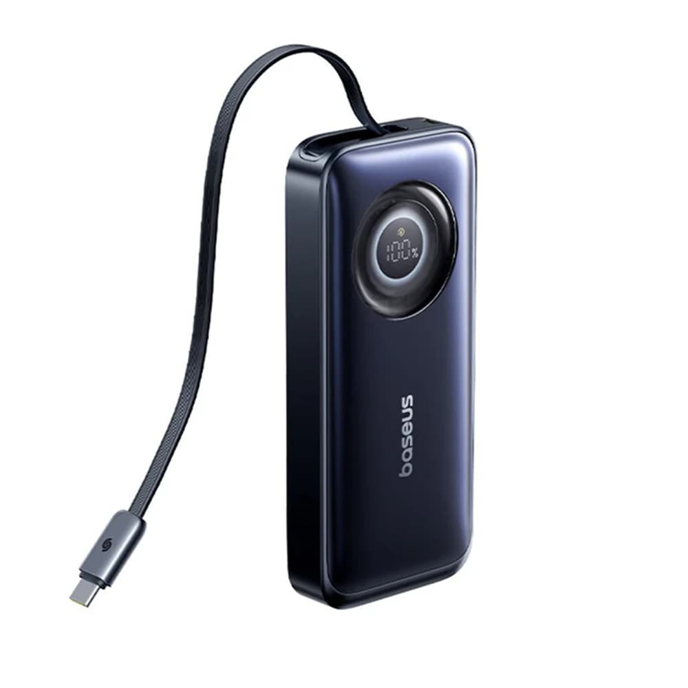 Powerbanka Baseus Enercore CR11 20000mAh (67W) s integrovaným kabelem černá - náhled 2