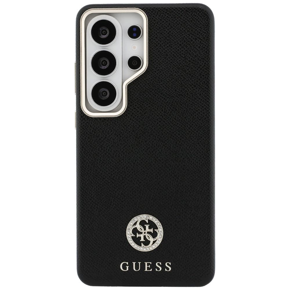 Guess - Rhinestone Round Logo MagSafe (GUHMS26LPGCRMDEK) - Samsung Galaxy S26 Ultra - Černá - náhled 2