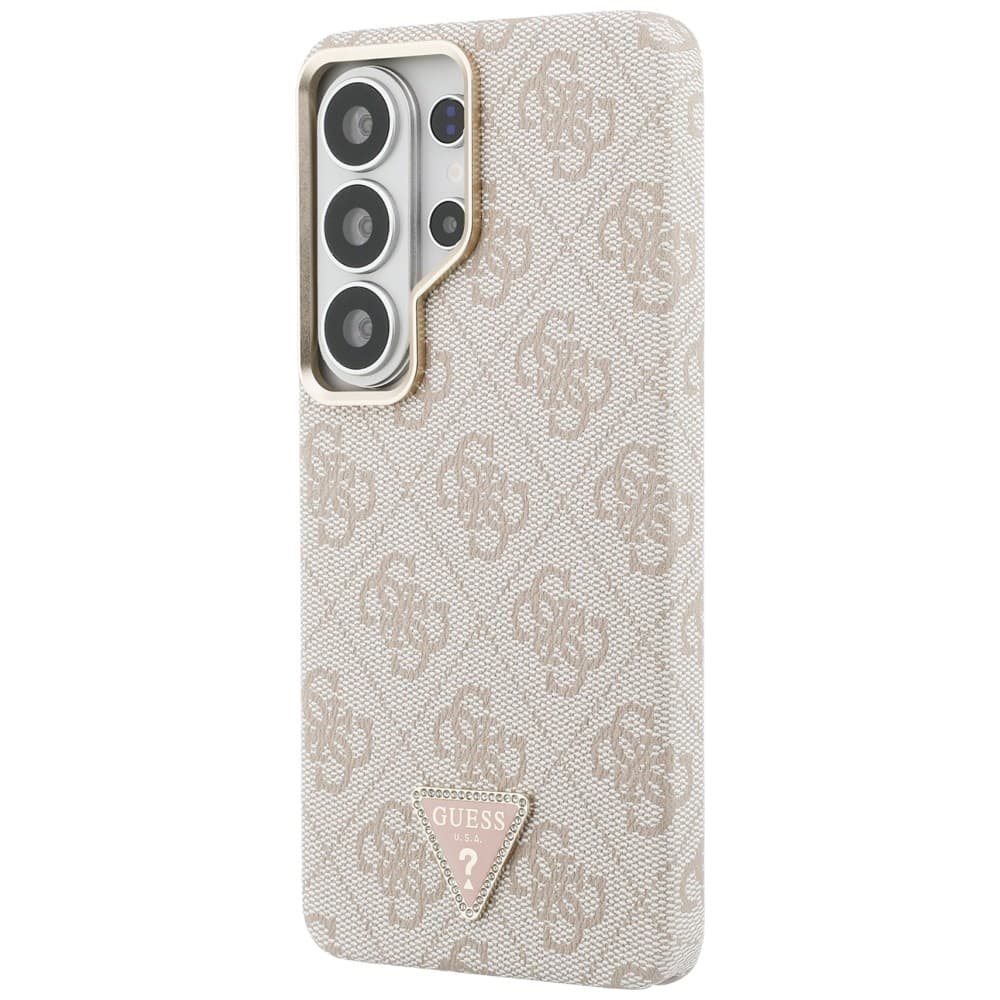 Kryt Guess - 4G Triangle Logo MagSafe - Samsung Galaxy S26 Ultra růžový - náhled 2