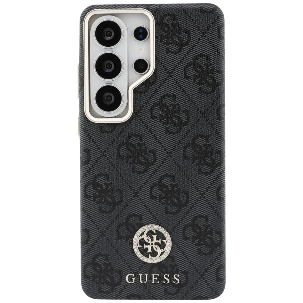 Guess - Rhinestone Round Logo MagSafe (GUHMS26LP4GRMDEK) - Samsung Galaxy S26 Ultra - Černá - náhled 2