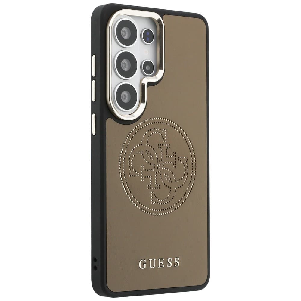 Kryt Guess - Perforated Logo MagSafe (GUHMS26L5PG4SRGW) - Samsung Galaxy S26 Ultra Hnědý - náhled 2