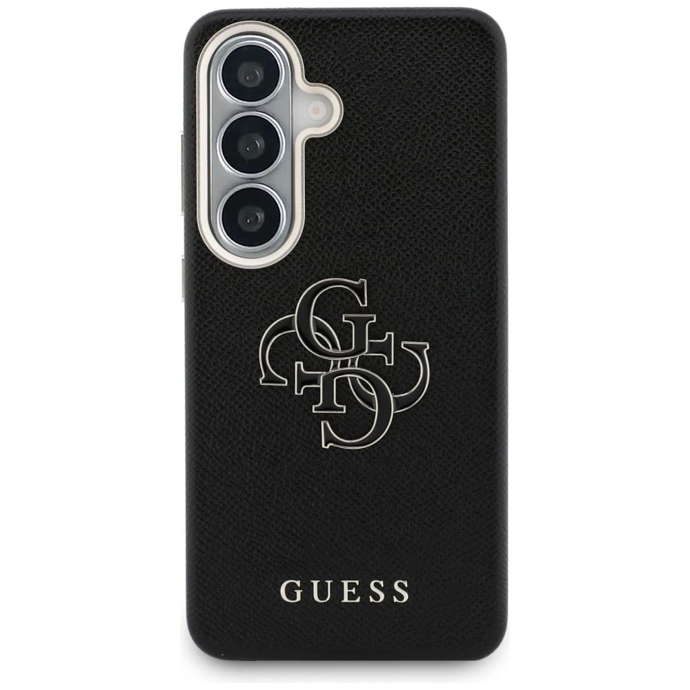 Guess - Grained Big 4G Metal Logo (GUHCS26S5PS4RGGK) - Samsung Galaxy S26 - Černá - náhled 2