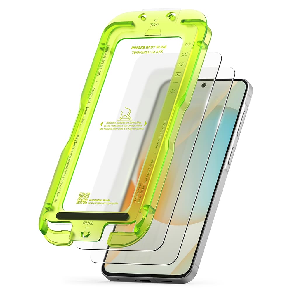 Ochranné sklo Ringke - Easy Slide Tempered Glass (2 pack) - Samsung Galaxy A57 5G Průhledné - náhled 2