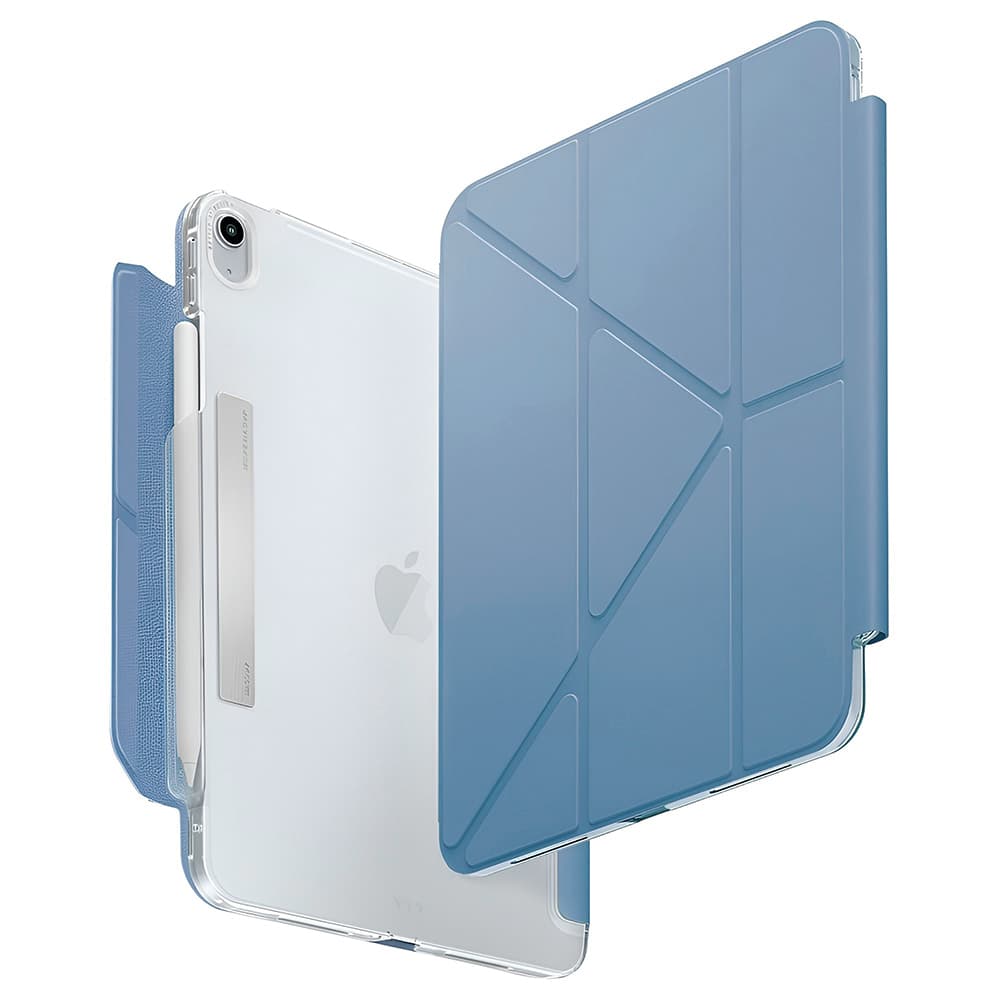 Obal UNIQ Camden Click iPad Air 4 (2020) / Air 5 (2022) / Air 11 (2024) / Air 11 (2025) / Air 11 (2026) kamenně modrý - náhled 2