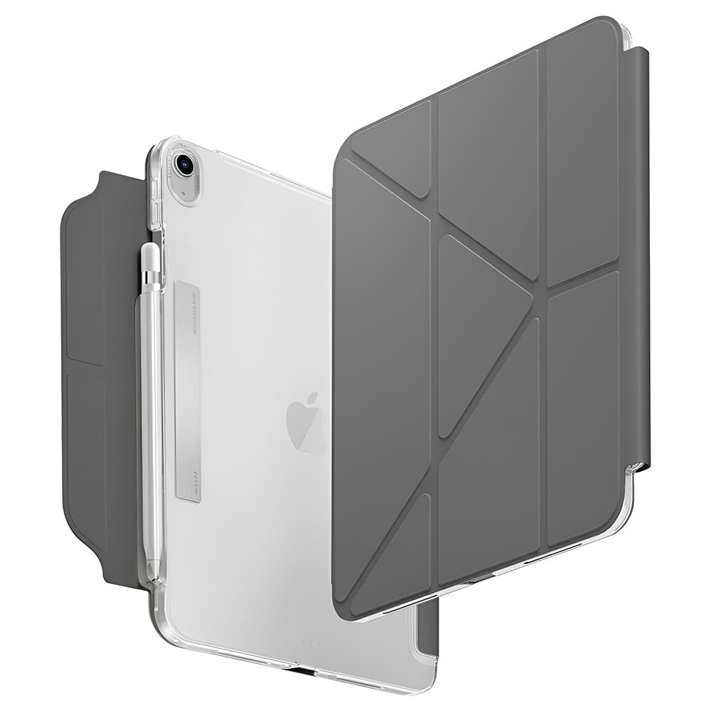 Obal UNIQ Camden Click iPad 11 (2025) šedý - náhled 2
