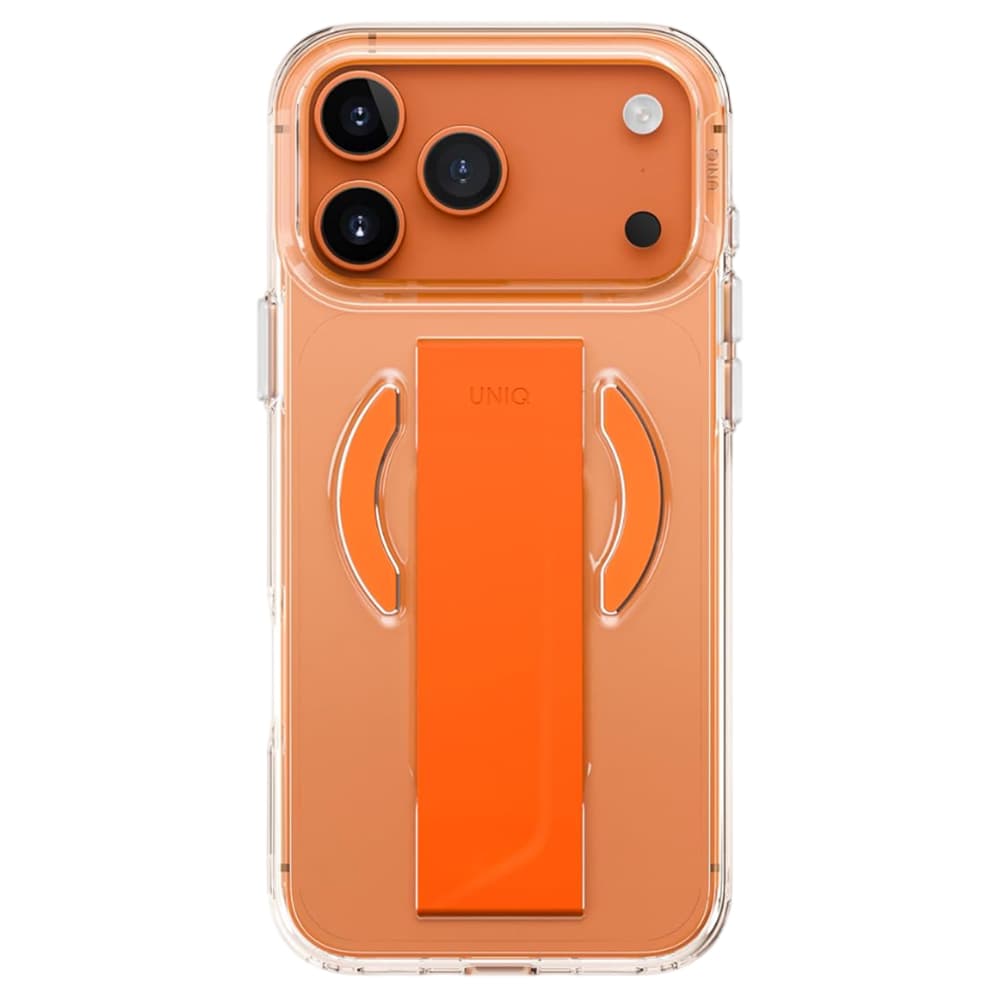 Kryt UNIQ Heldro Air MagClick iPhone 17 Pro průhledný oranžový - náhled 2
