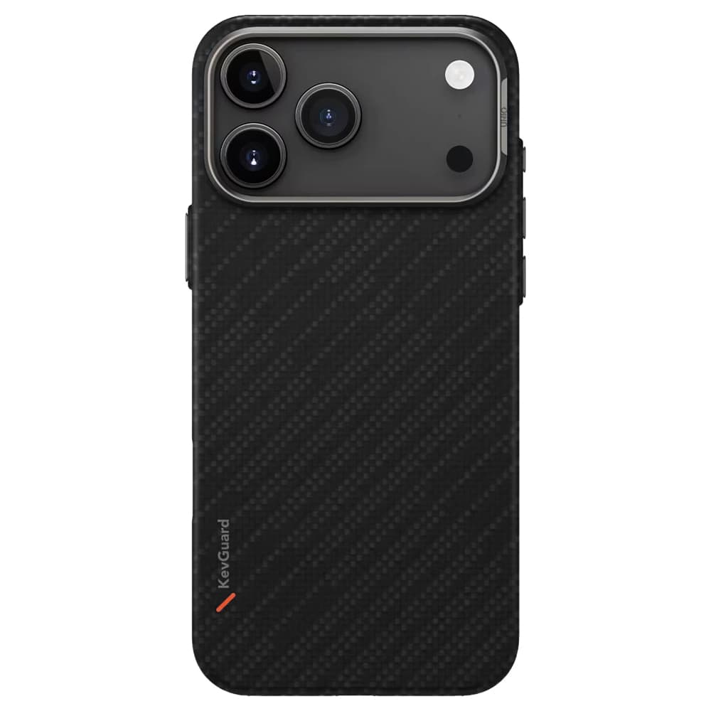 Kryt UNIQ Keva Aramid iPhone 17 Pro Max grafitový - náhled 2