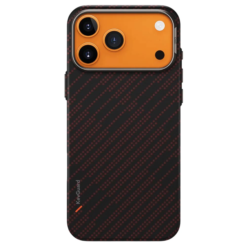 Kryt UNIQ Keva Aramid iPhone 17 Pro tlumeně lávový - náhled 2