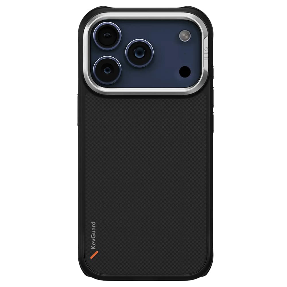 Kryt UNIQ Keva Aramid iPhone 17 Pro Max černý - náhled 2