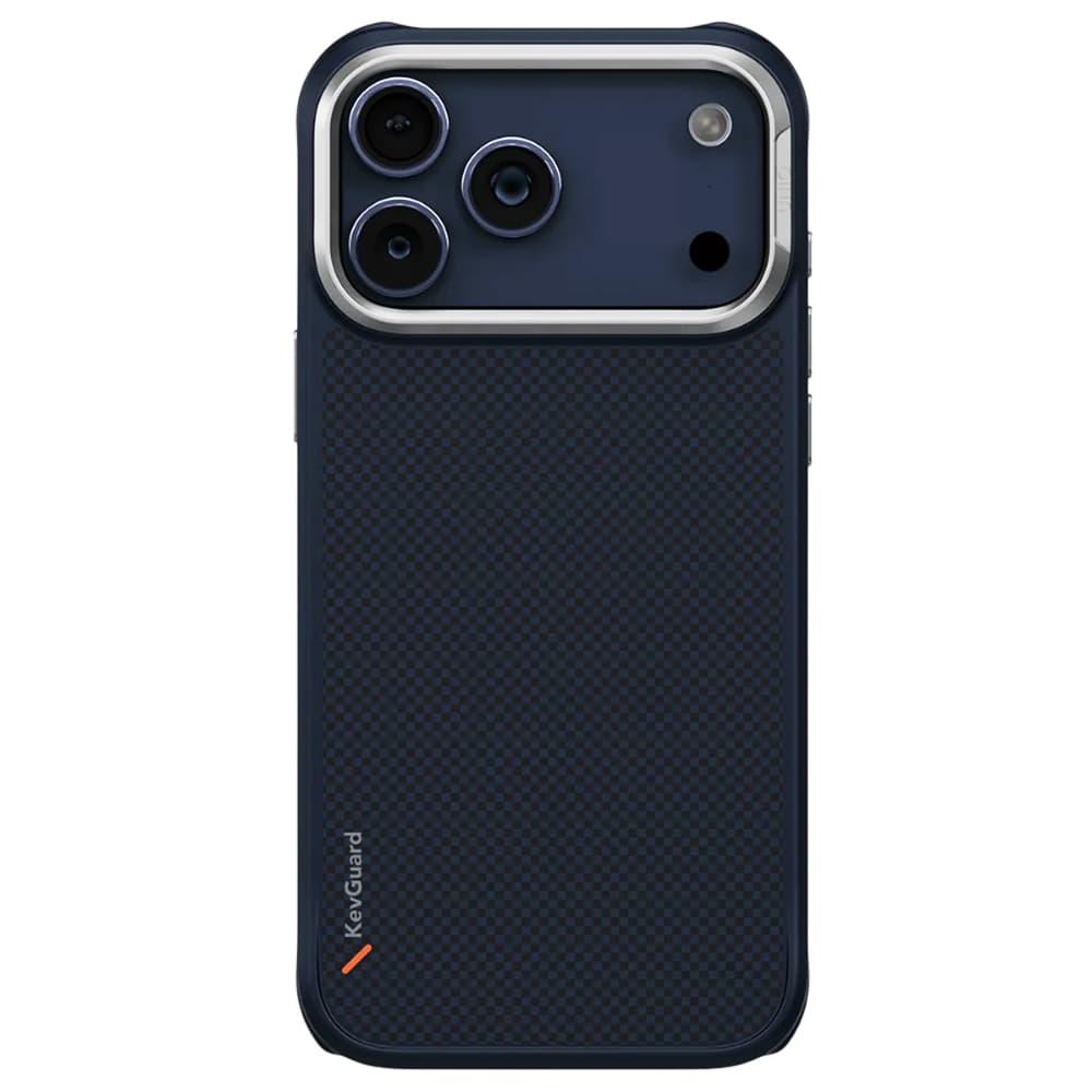 Kryt UNIQ Keva Aramid iPhone 17 Pro Max námořnicky modrý - náhled 2