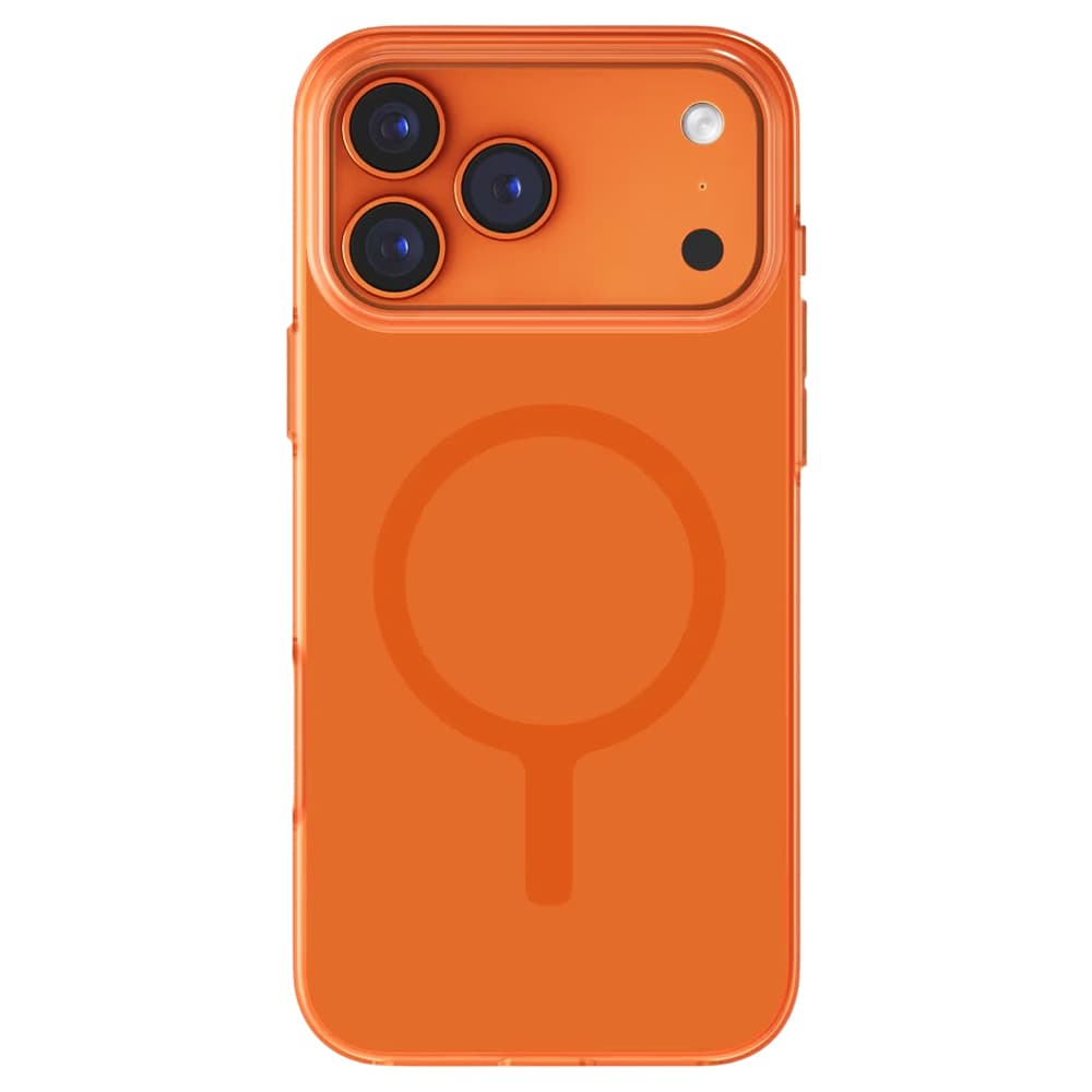 Kryt UNIQ Clario MagClick™ Eco Friendly Case iPhone 17 Pro oranžový - náhled 2