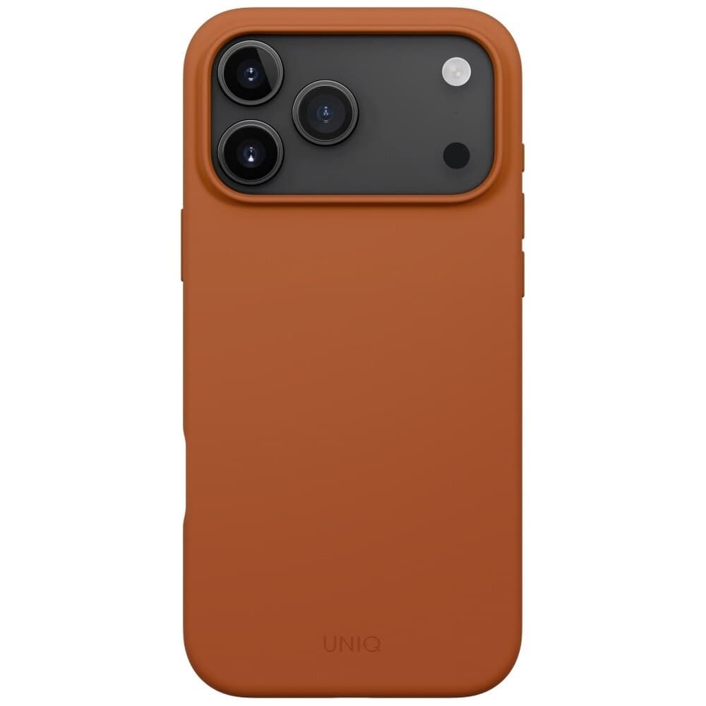 Kryt UNIQ Lino MagClick™ iPhone 17 Pro červenohnědý - náhled 2
