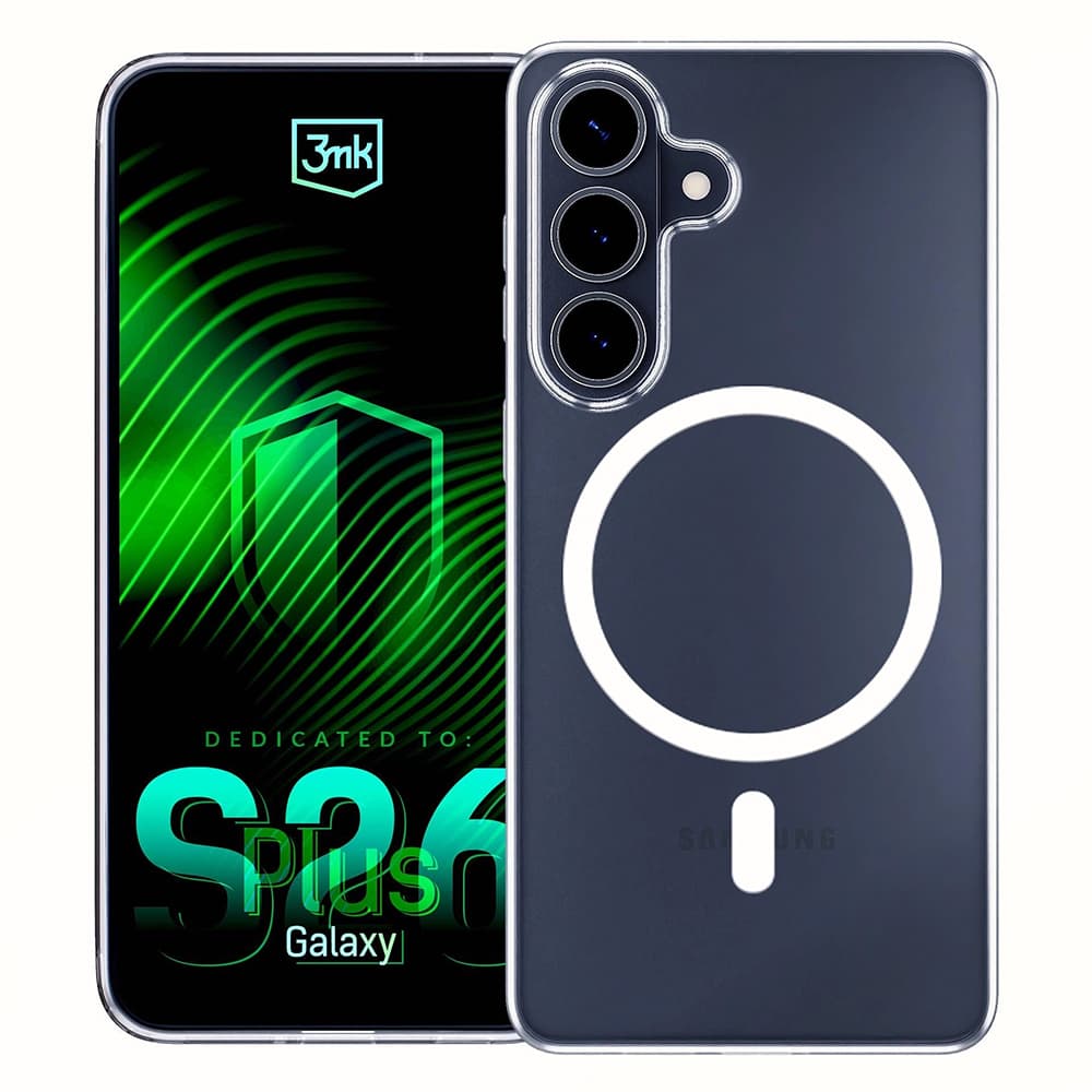 Kryt 3mk Clear MagCase - Samsung Galaxy S26 Plus průhledný - náhled 2