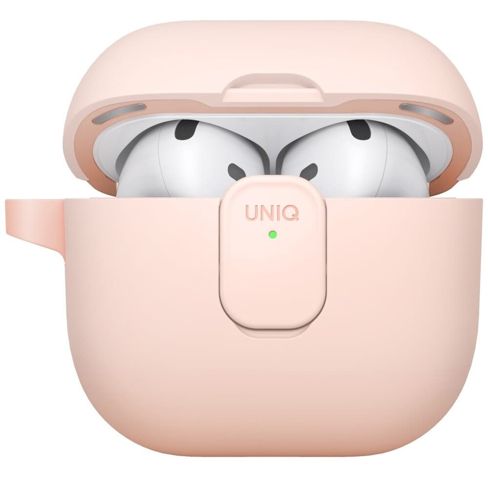 Kryt UNIQ Clyde Series AirPods 4 korálový - náhled 2