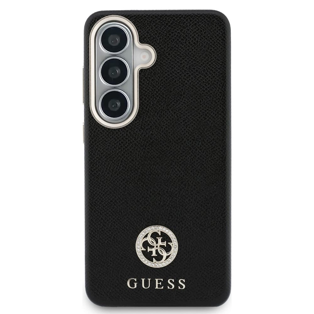 Kryt Guess - Rhinestone Round Logo MagSafe (GUHMS26MPGCRMDEK) - Samsung Galaxy S26 Plus Černý - náhled 2