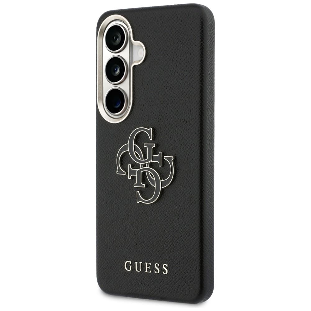 Kryt Guess Grained Big 4G Metal Logo Samsung Galaxy S26 Plus černý - náhled 2