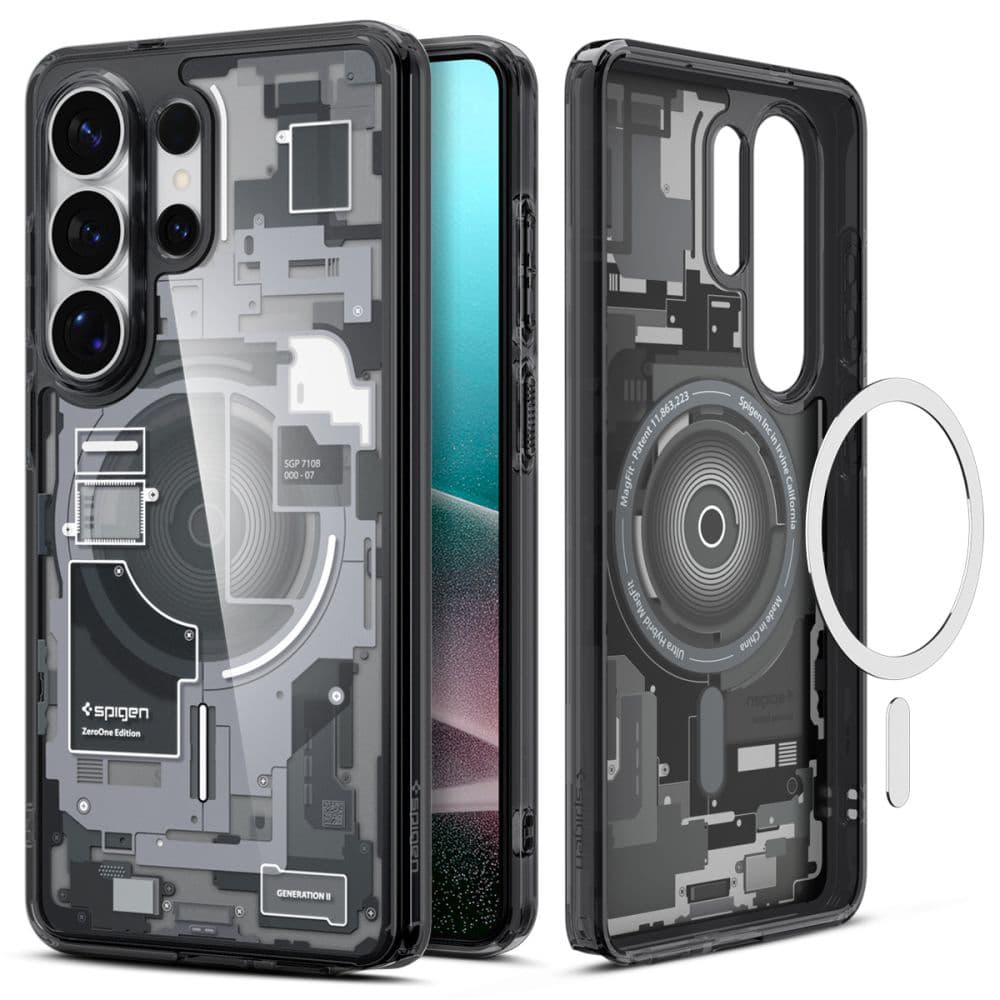 Kryt Spigen - Ultra Hybrid MagSafe (ACS10682) - Samsung Galaxy S26 Ultra Zero One černý - náhled 2