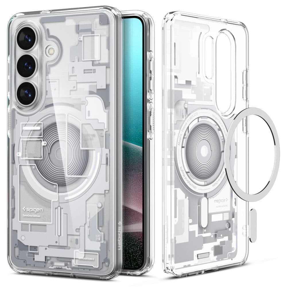 Kryt Spigen - Ultra Hybrid MagSafe (ACS10712) - Samsung Galaxy S26 Plus Zero One bílý - náhled 2