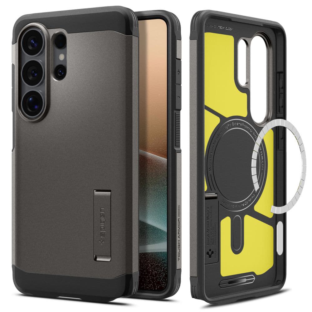 Kryt Spigen Tough Armor MagSafe (ACS10685) - Samsung Galaxy S26 Ultra Kovově šedý - náhled 2