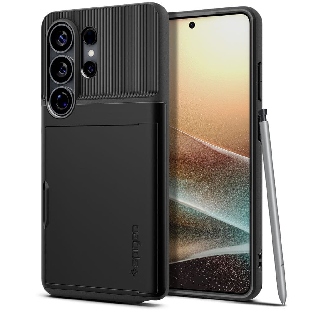 Kryt Spigen - Slim Armor CS (ACS11036) - Samsung Galaxy S26 Ultra Černý - náhled 2