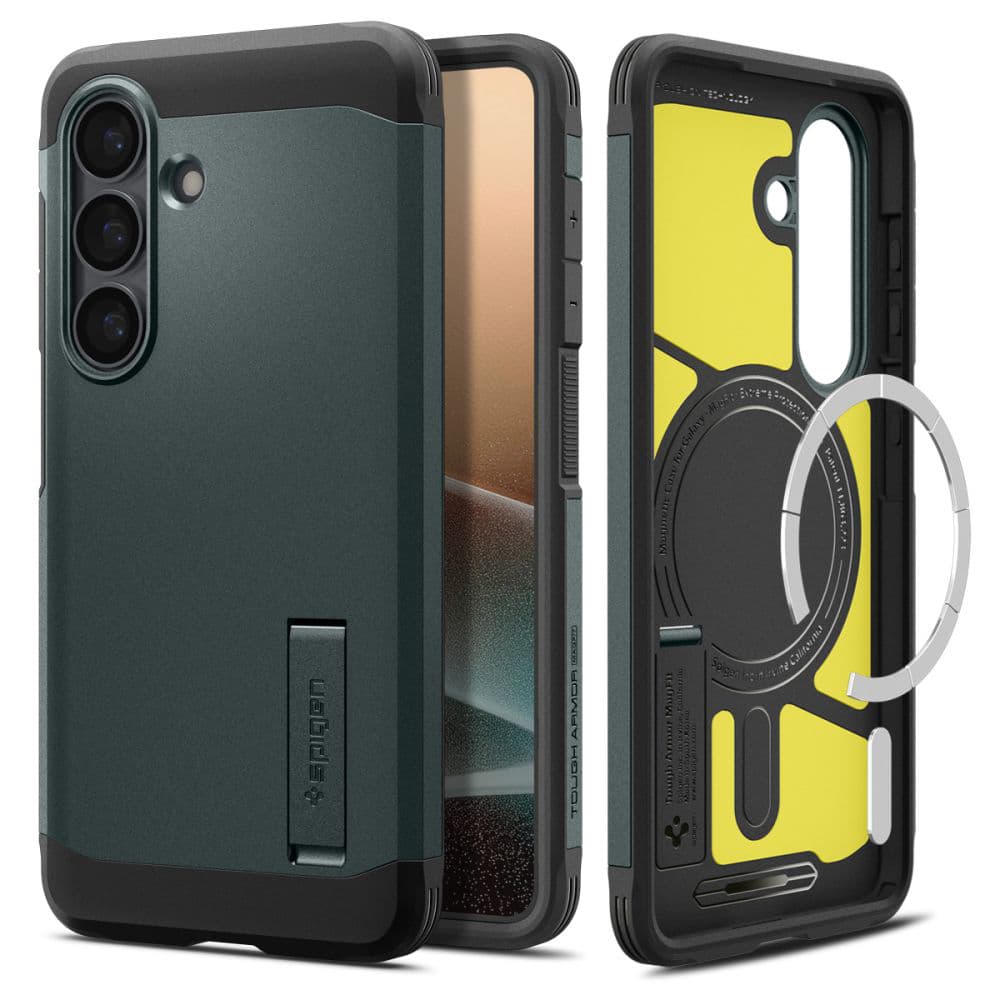 Kryt Spigen Tough Armor MagSafe (ACS10740) - Samsung Galaxy S26 Hlubinně zelený - náhled 2