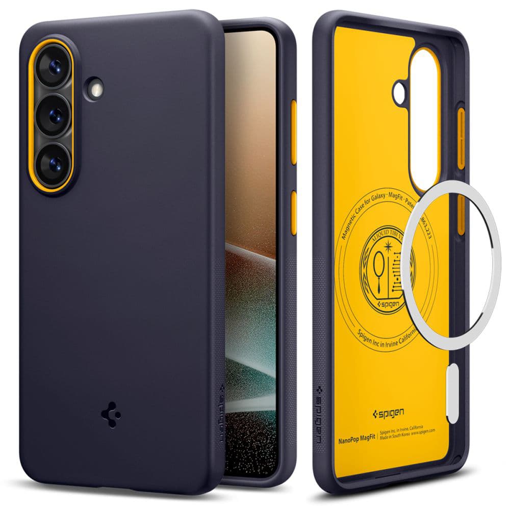 Kryt Spigen - Caseology Nano Pop MagSafe (ACS11065) - Samsung Galaxy S26 borůvkově modrý - náhled 2