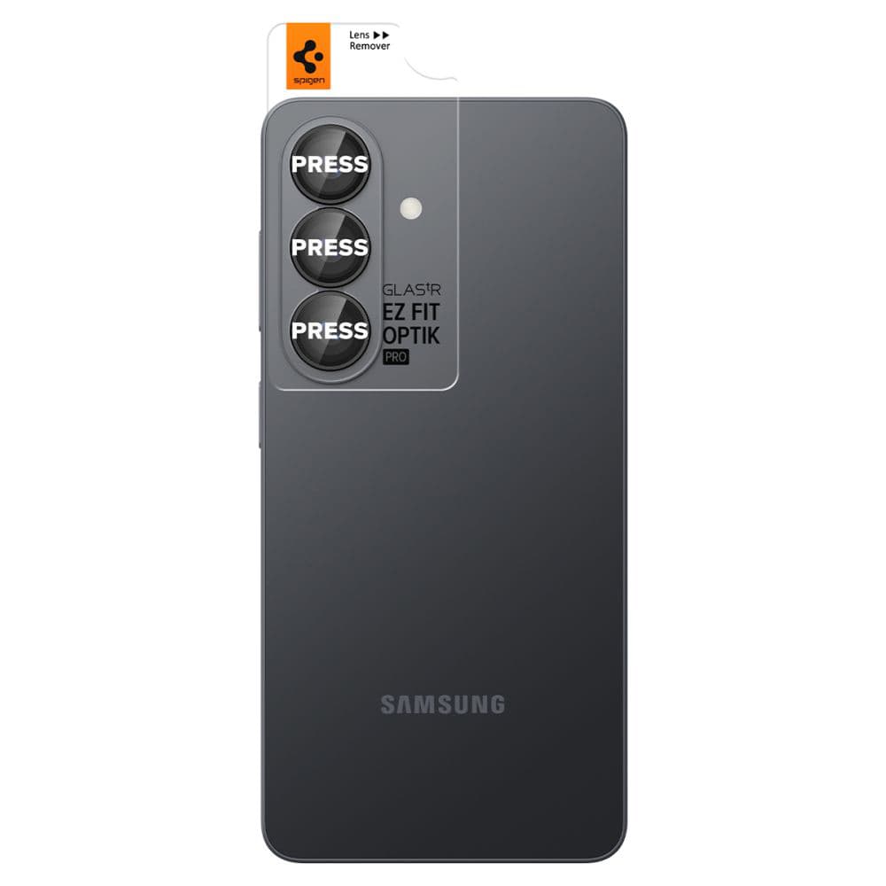 Tvrzené sklo na fotoaparát Spigen - (2 pack) Optik.tR EZ Fit Pro HD Camera Glass (AGL11088) - Samsung Galaxy S26 Plus černé - náhled 2