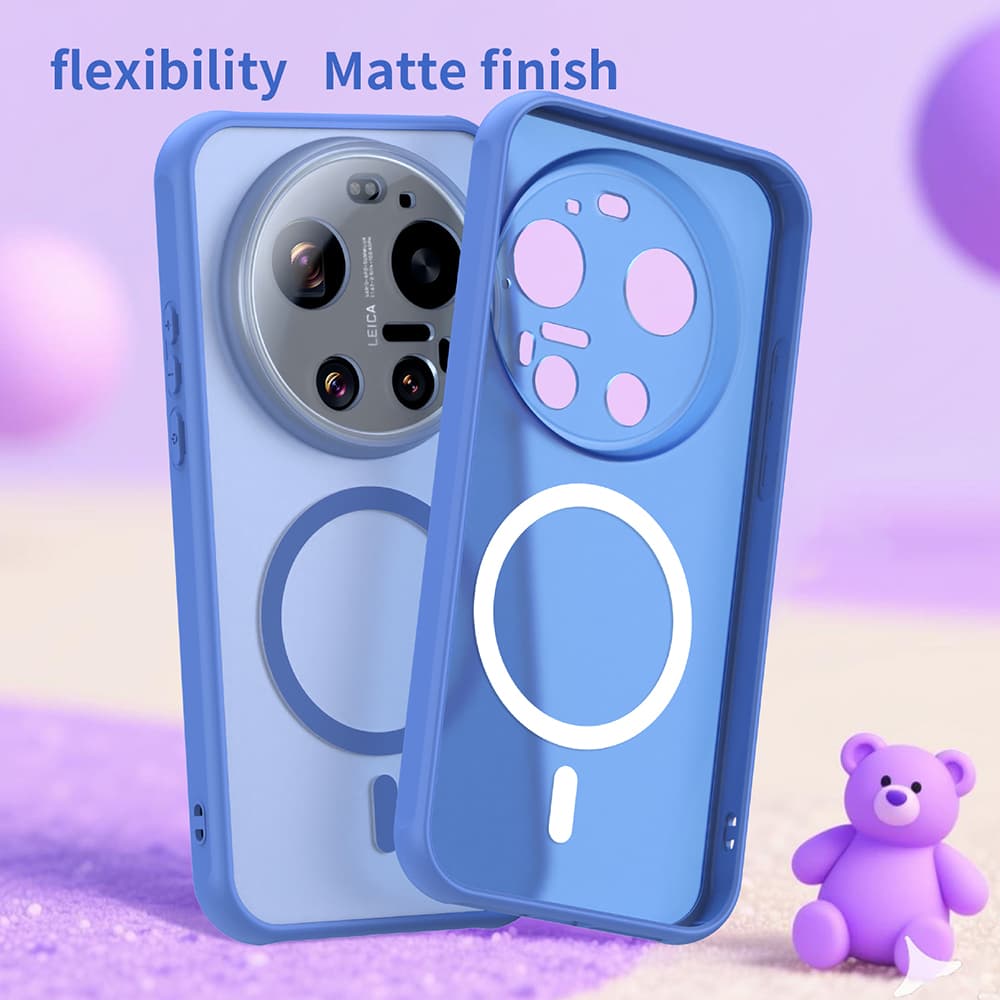 Kryt Techsuit HaloFrost II MagSafe pro Xiaomi 17 Ultra světle modrý - náhled 2