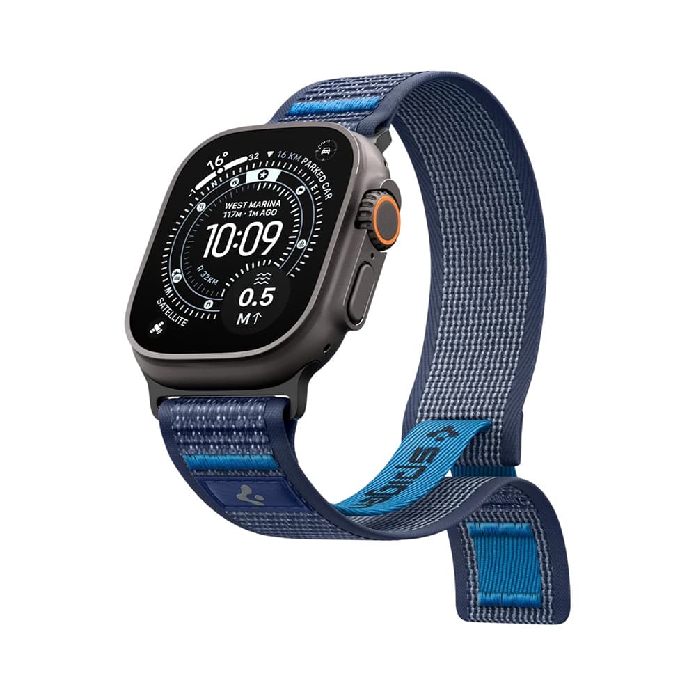Řemínek Spigen - Athlex Air 2 (AMP10608) - Apple Watch 6/7/8/9/10/SE/SE 2/Ultra/Ultra 2/Ultra 3 (44/45/46/49mm) Námořnický modrý - náhled 2