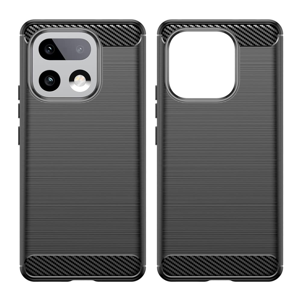 Kryt Techsuit Carbon Silicone - Realme 16 Pro+ černý - náhled 2