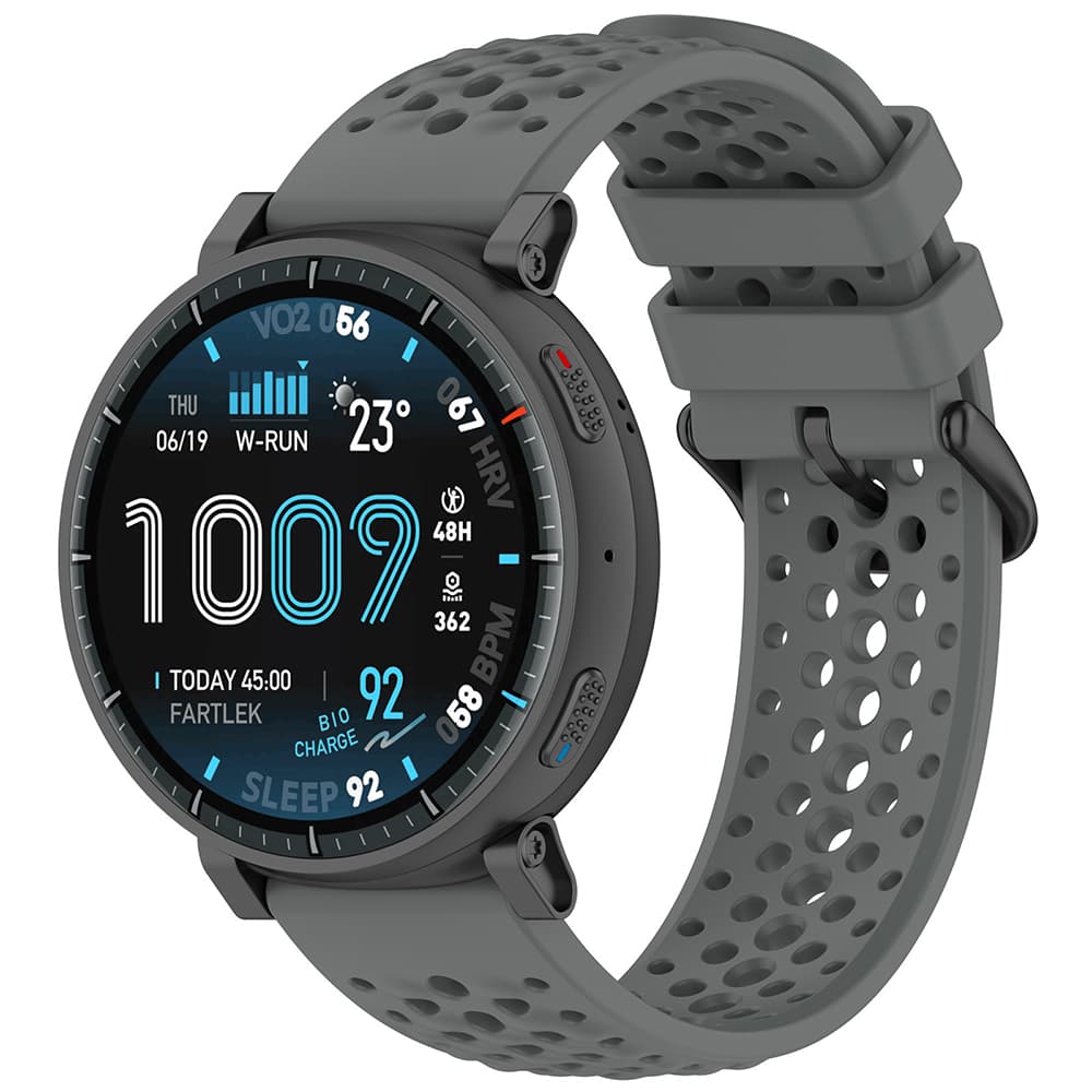 Řemínek 22mm Techsuit Watchband W083 šedý - náhled 2