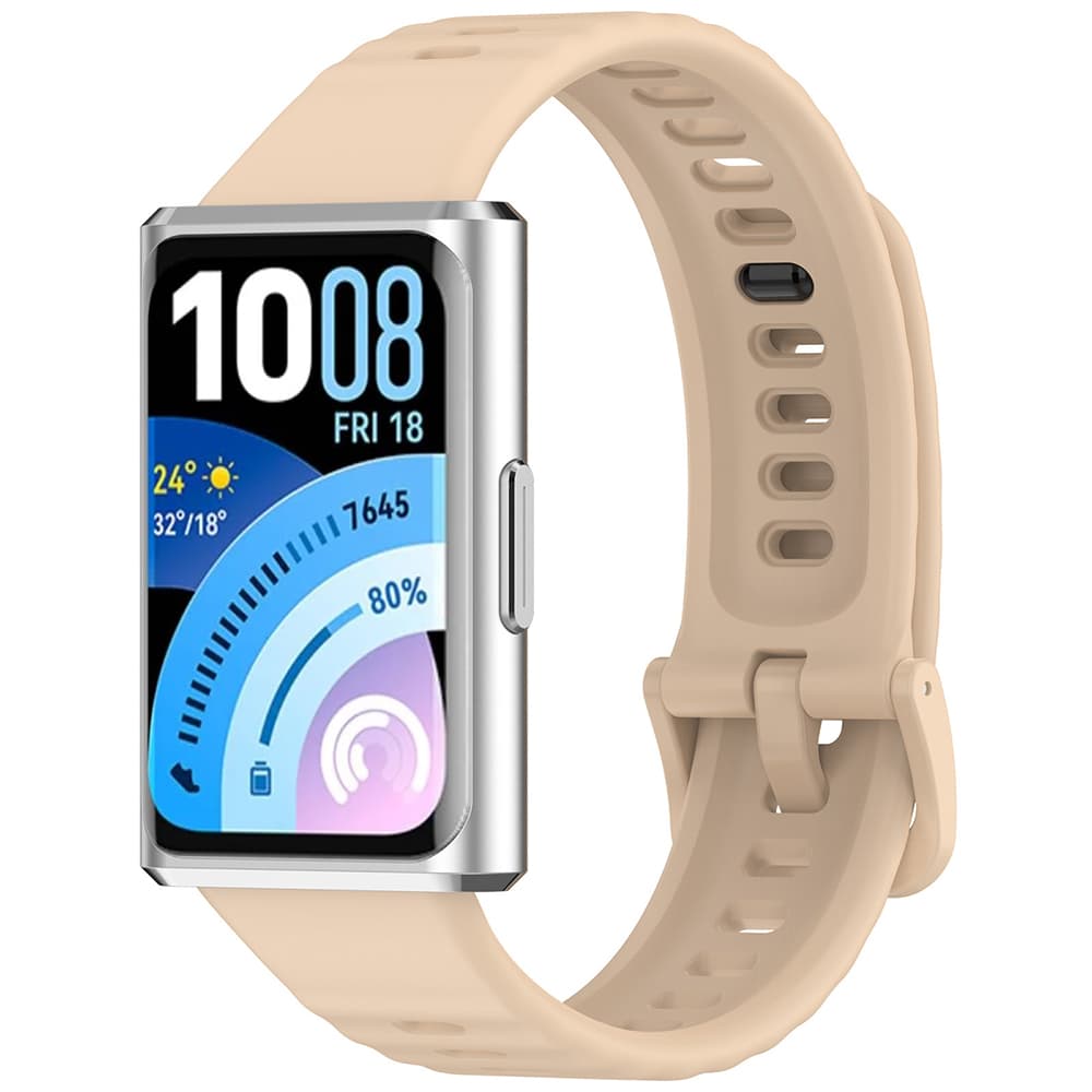 Řemínek Techsuit Watchband pro Huawei Band 11 a Band 11 Pro béžový - náhled 2