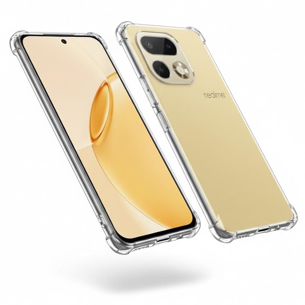 Kryt Techsuit - Shockproof Clear Silicone - Realme 16 Pro+ Průhledný - náhled 2
