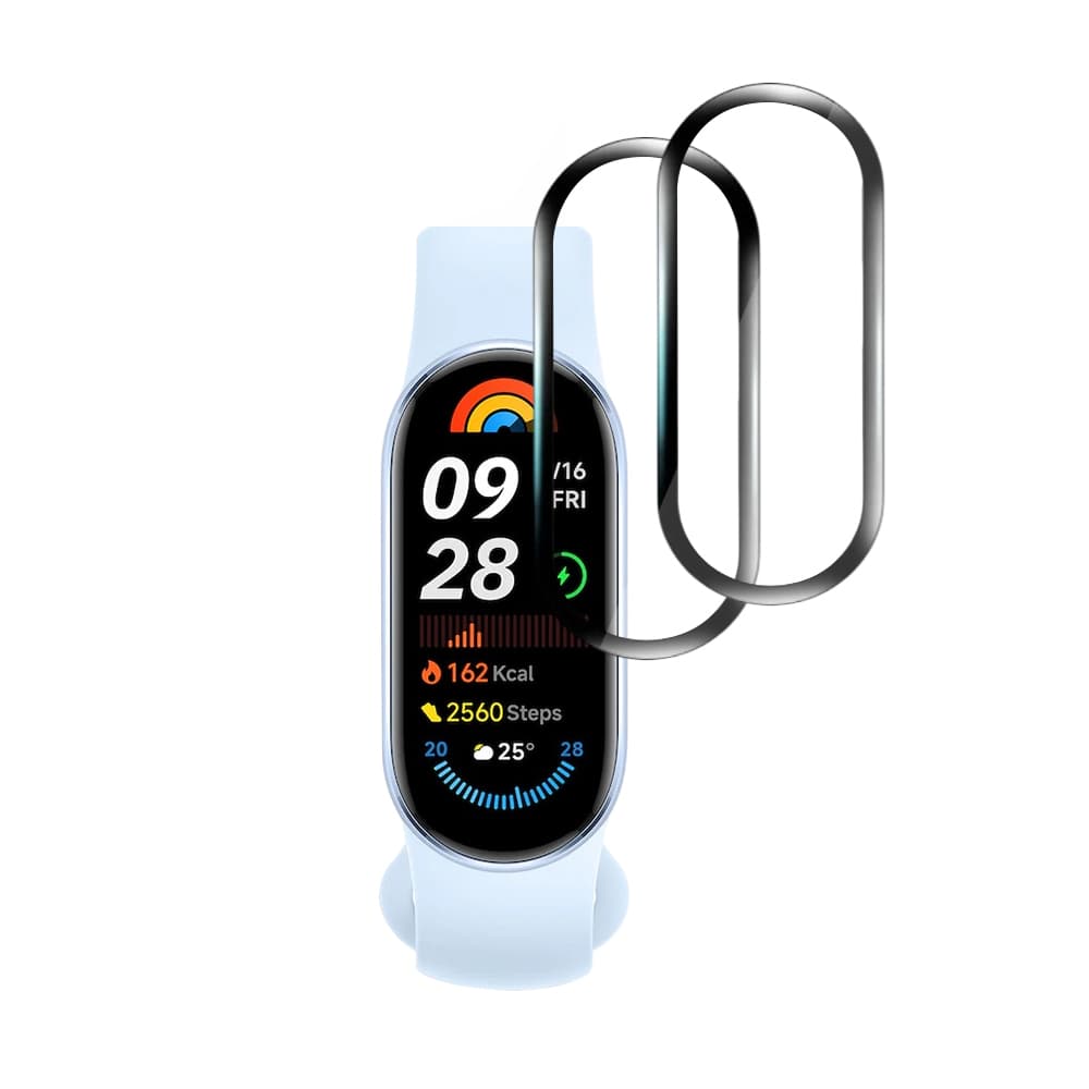 Fólie Techsuit Nano Flex (2 pack) Xiaomi Mi Band 9 / 9 NFC černá - náhled 2