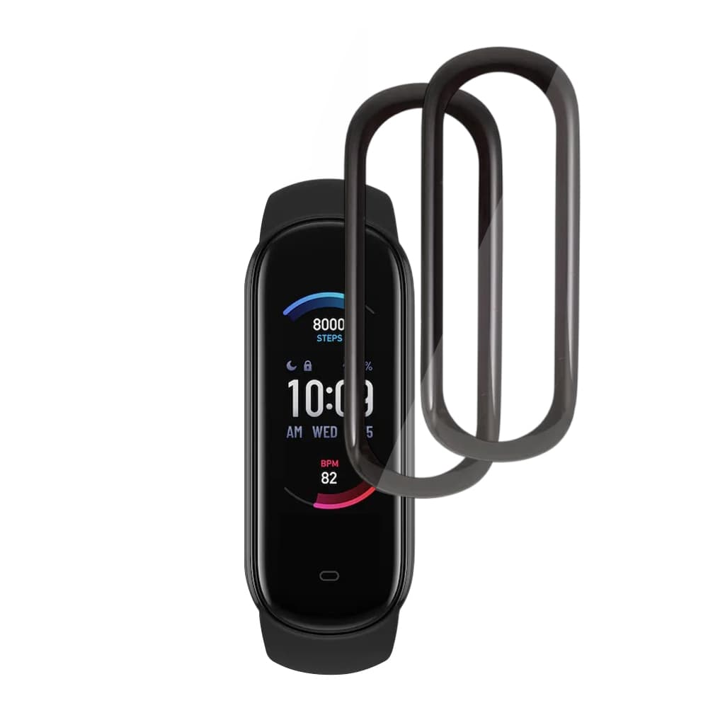 Fólie Techsuit Nano Flex (2 pack) Amazfit Band 5 černá - náhled 2