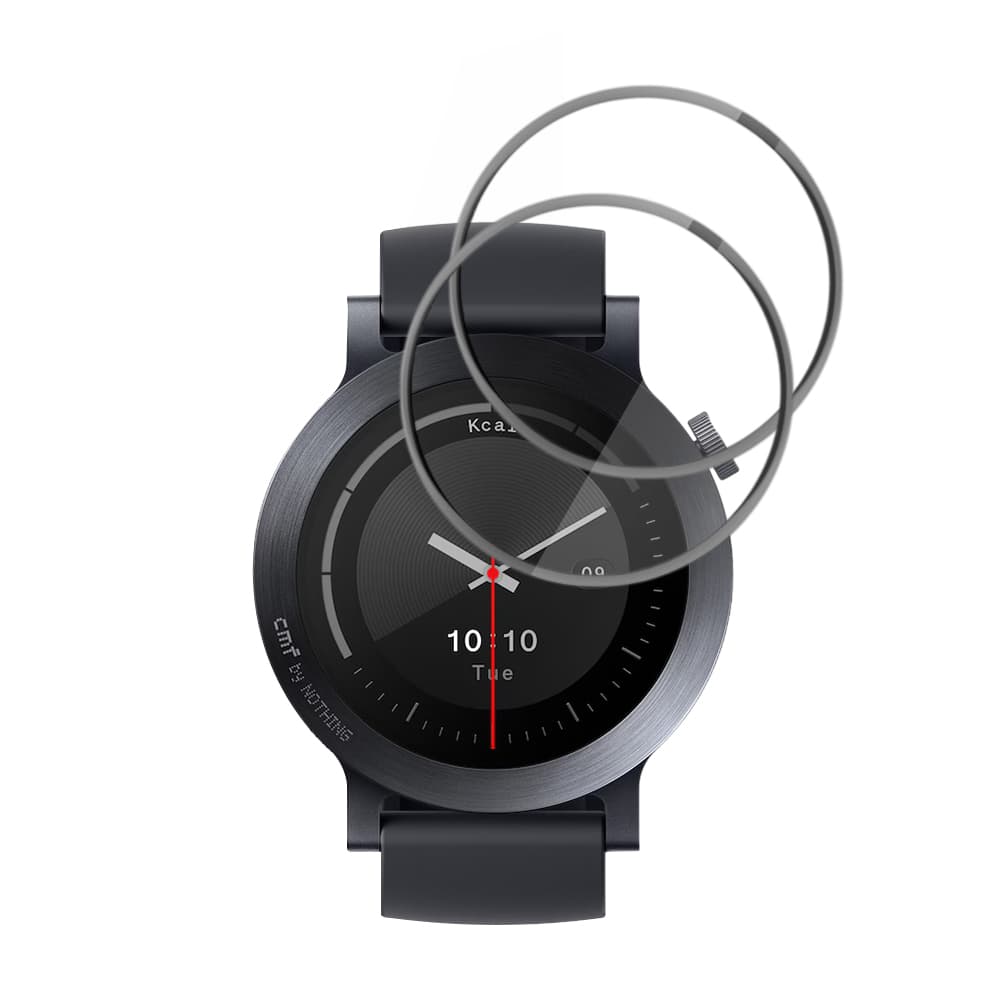 Fólie Techsuit Nano Flex (2 pack) Nothing CMF Watch 3 Pro černá - náhled 2