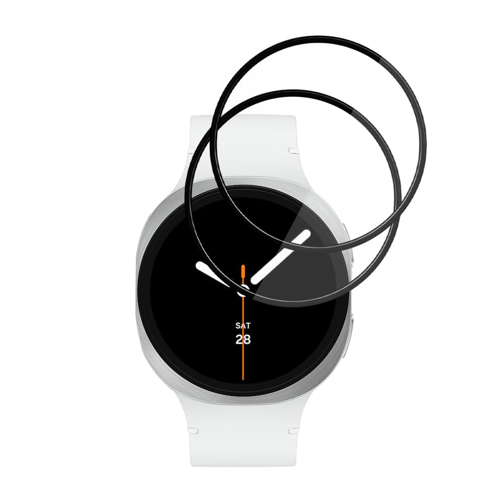 Fólie Techsuit Nano Flex (2 pack) Samsung Galaxy Watch8 44mm černá - náhled 2