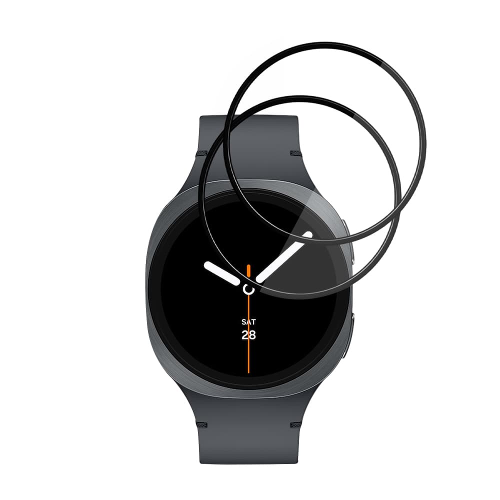 Fólie Techsuit Nano Flex (2 pack) Samsung Galaxy Watch8 40mm černá - náhled 2