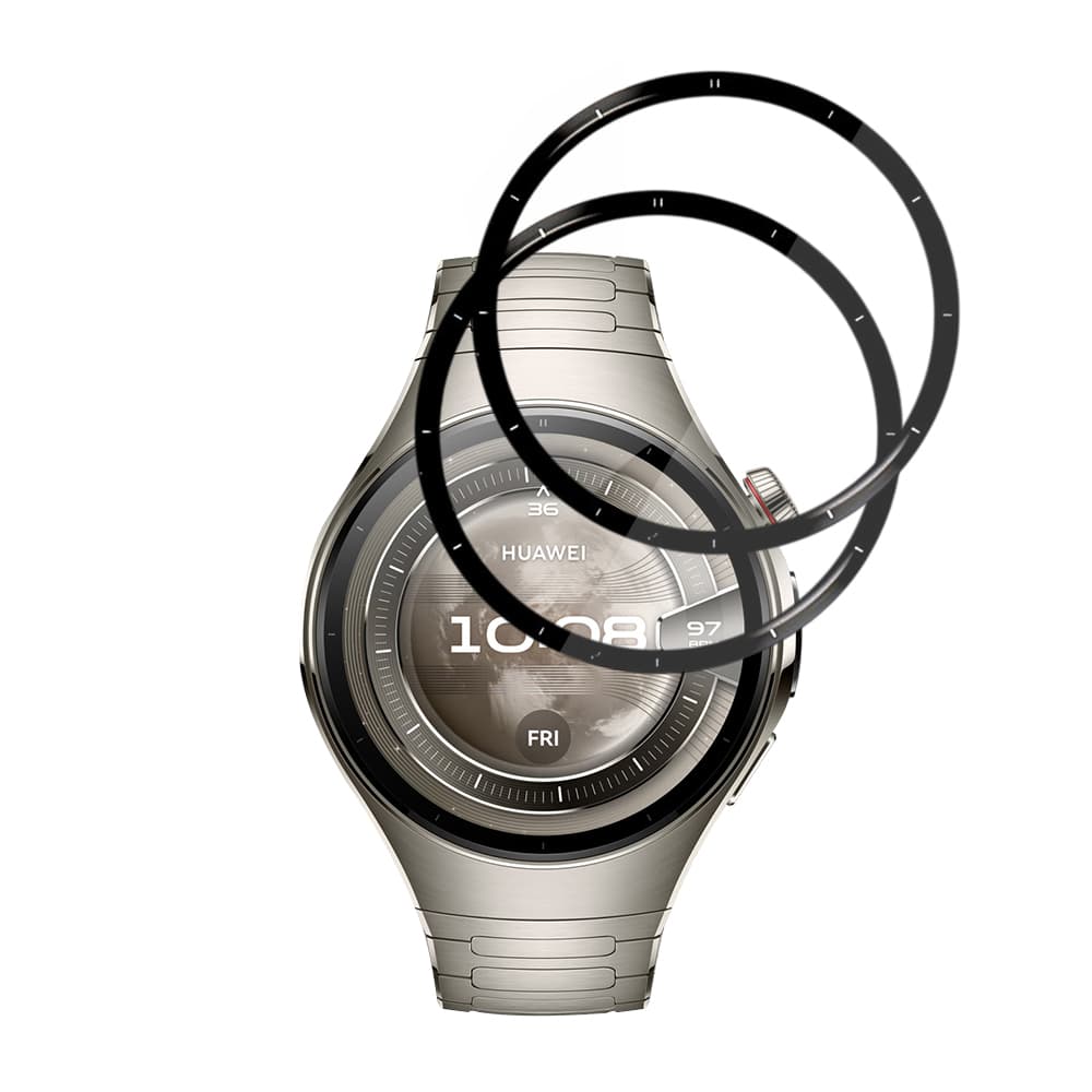 Ochranná fólie Techsuit Nano Flex (2 ks) na Huawei Watch 5 46mm černá - náhled 2