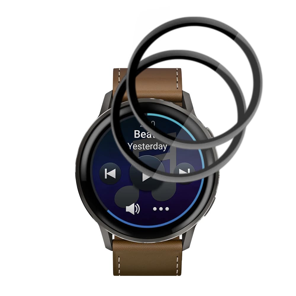 Ochranná fólie Techsuit Nano Flex (2 ks) na Garmin Venu 4 45mm černá - náhled 2