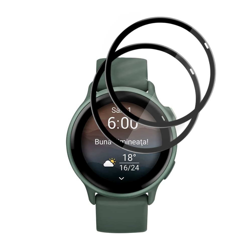 Ochranná fólie Techsuit Nano Flex (2 ks) na Garmin vivoactive 6 černá - náhled 2