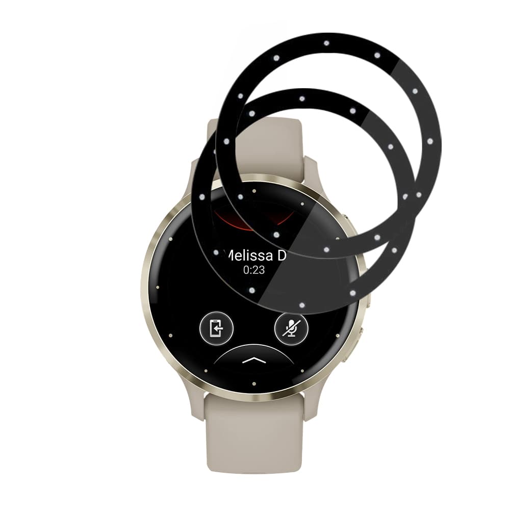 Ochranná fólie Techsuit Nano Flex (2 ks) na Garmin Venu 3S černá - náhled 2