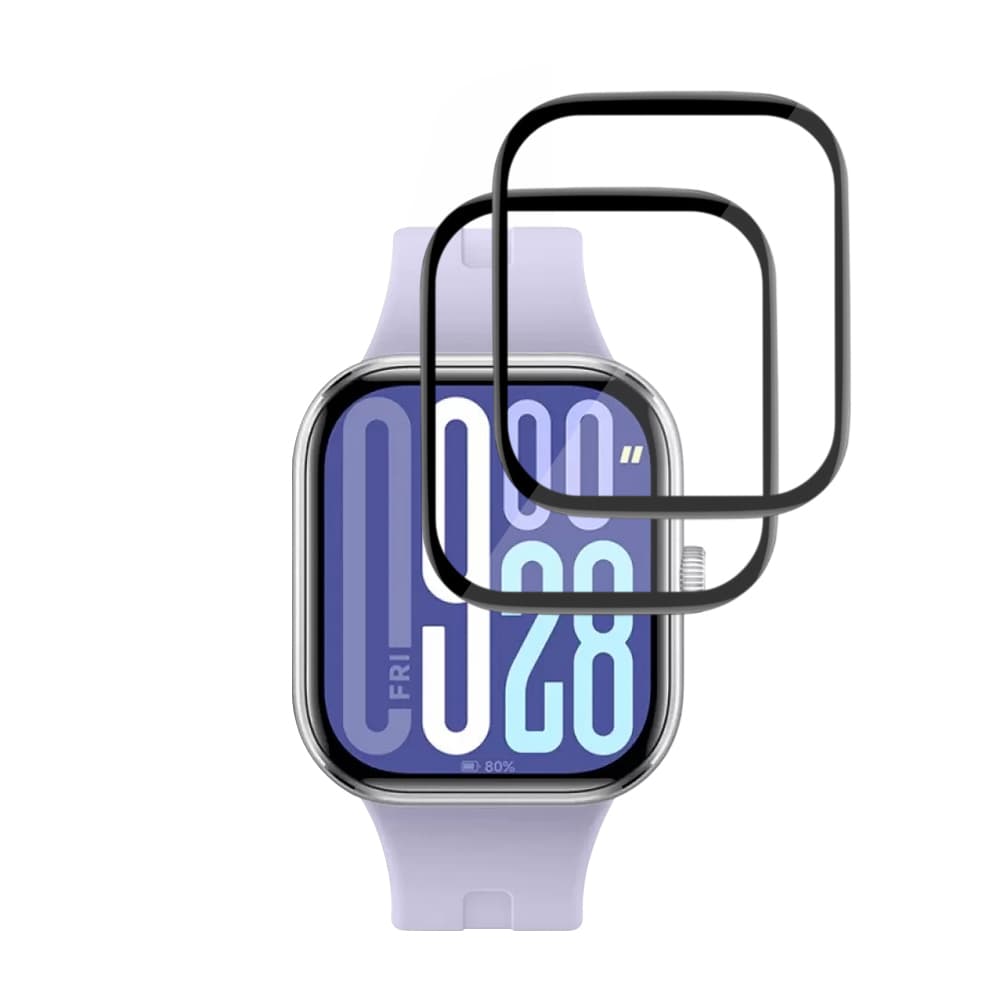 Ochranná fólie Techsuit Nano Flex (2 ks) na Xiaomi Redmi Watch 5 černá - náhled 2