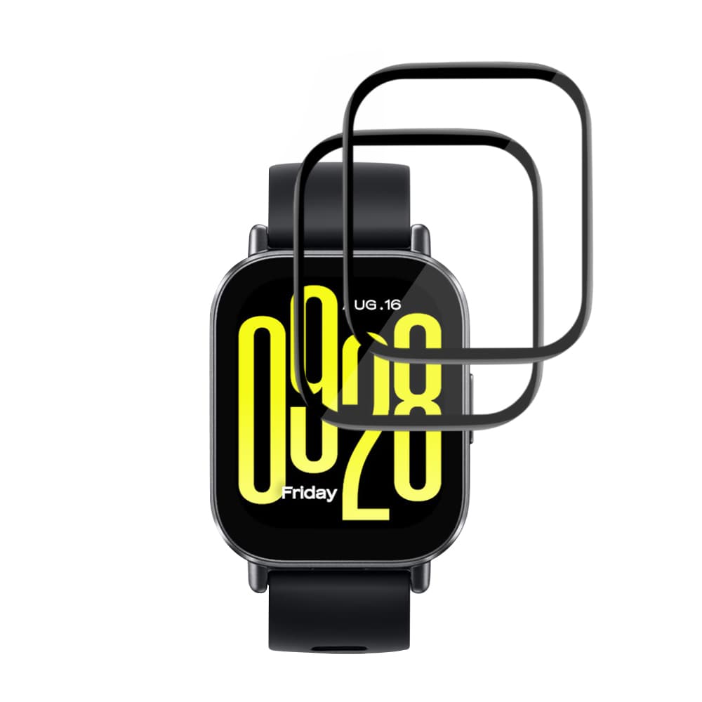 Ochranná fólie Techsuit Nano Flex (2 ks) na Xiaomi Redmi Watch 5 Active černá - náhled 2