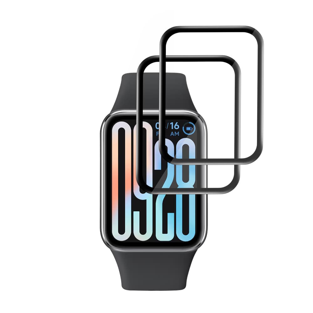 Ochranná fólie Techsuit Nano Flex (2 ks) na Xiaomi Smart Band 9 Pro černá - náhled 2