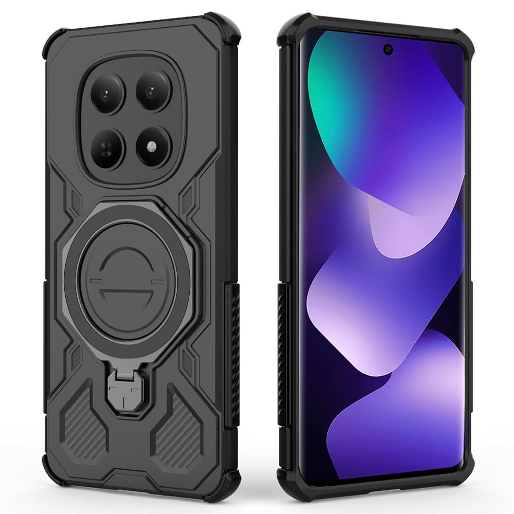 Kryt Techsuit Carbon Shield PRO Xiaomi Redmi Note 15 5G / Poco M8 5G bílý průhledný - náhled 2