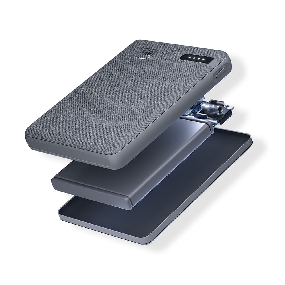 Kompaktní Powerbanka 3mk Pocket Power Bank 5000mAh (12W) černá - náhled 2