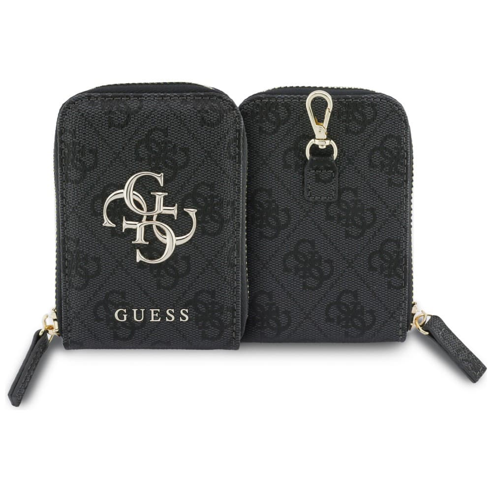 Univerzální řemínek Guess 4G Metal Logo s malou peněženkou černý - náhled 2