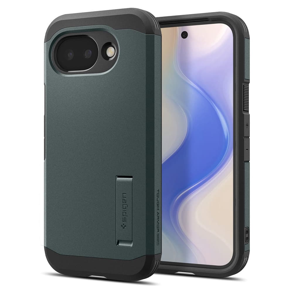 Kryt Spigen Tough Armor MagSafe pro Google Pixel 10a hlubinně zelený - náhled 2